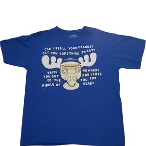 Vintage National Lampoon Christmas Vacation Eggnog Quote T-Shirt